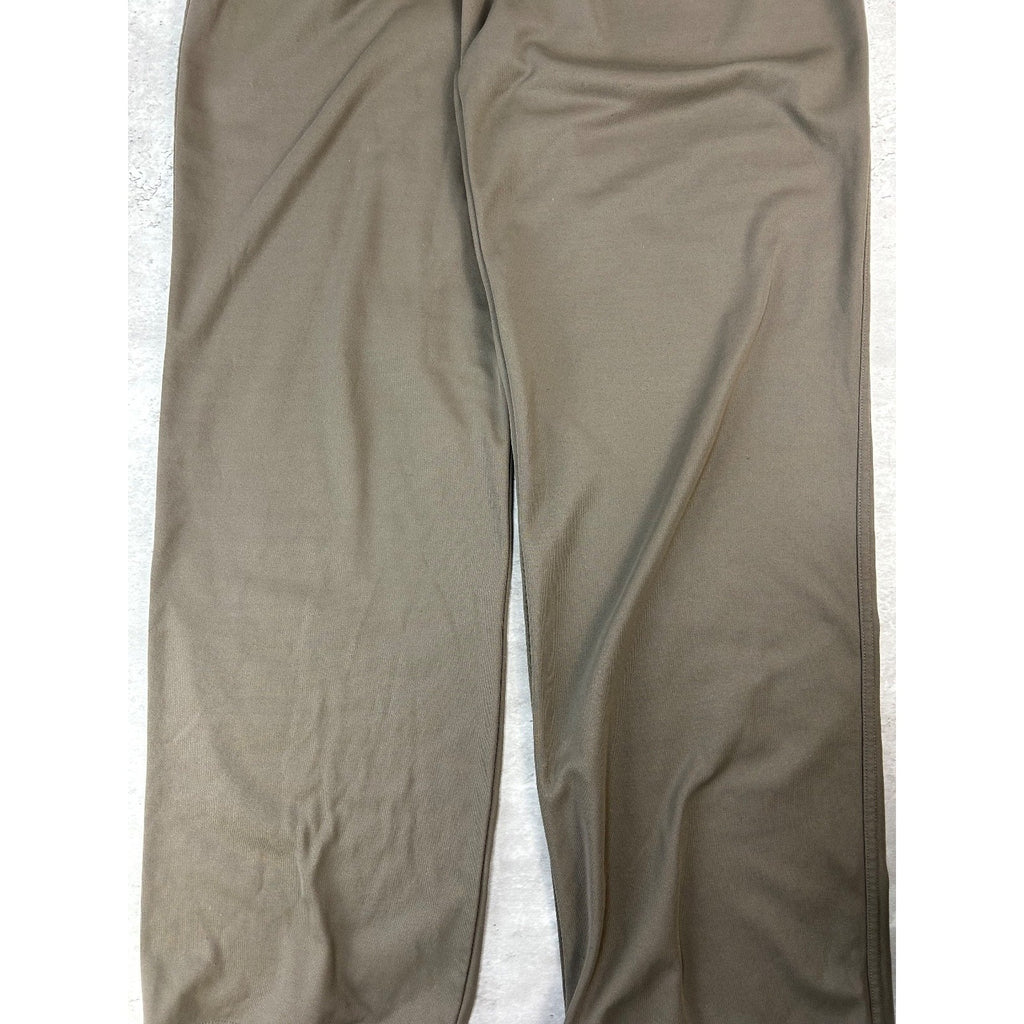 Vintage 2000s Womens Nike Embroidered Swoosh Logo Sweat Pants Size 35 Beige