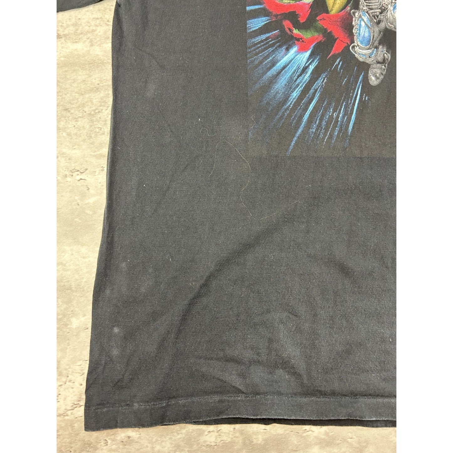 Vintage 90s Batman & Robin Heroes & Villains Movie Promo Graphic T-Shirt Large