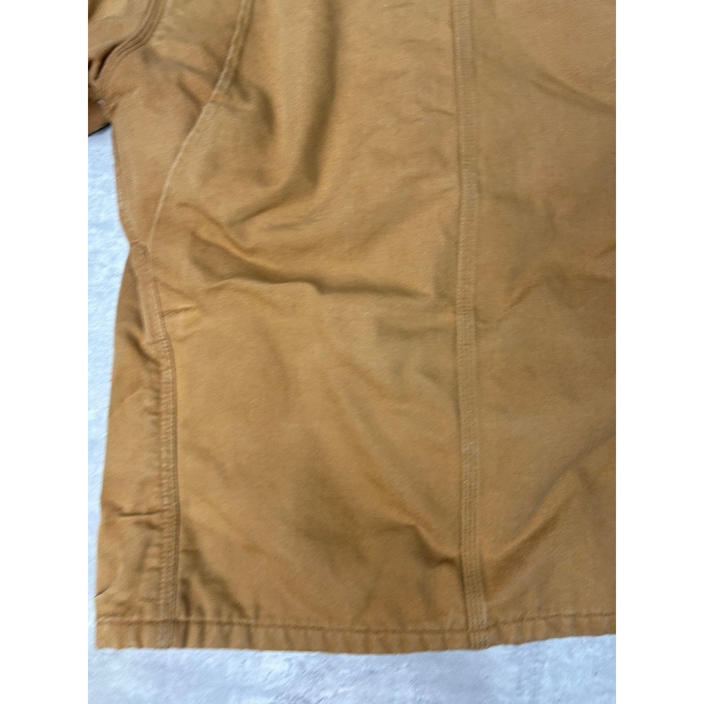 VTG 90s Carhartt Blanket Lined Canvas Workwear Chore Barn Coat Jacket Size Large