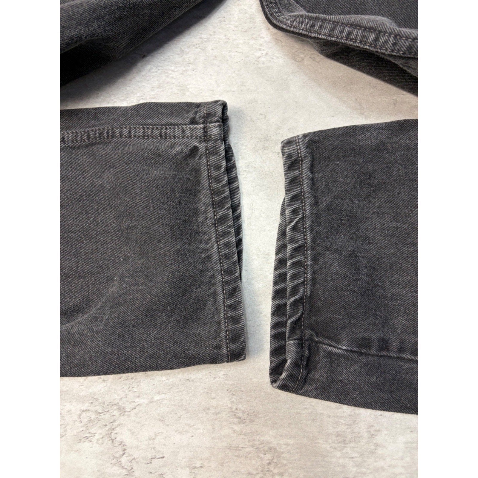 Vintage Levis 560 Red Tab Loose Fit Black Wash Denim Pants Size 39