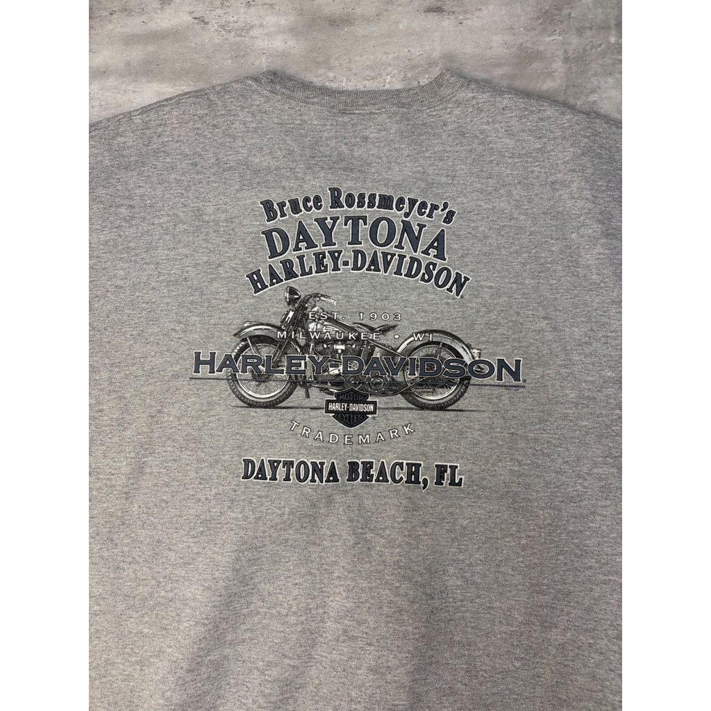 Harley Davidson Ride With Pride Graphic Spellout Crewneck Sweatshirt Size 2XL
