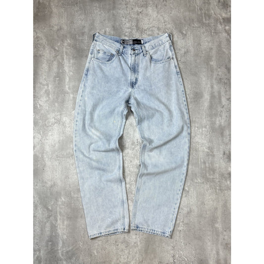 Vintage 90s Levis Silver Tab Loose Fit Light Wash Denim Pants Size 33 Blue