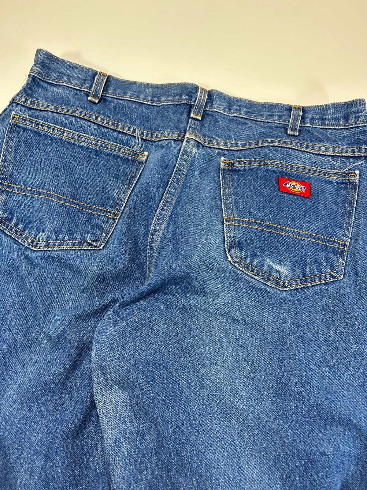 Dickies Medium Wash Denim Workwear Pants Size 36W