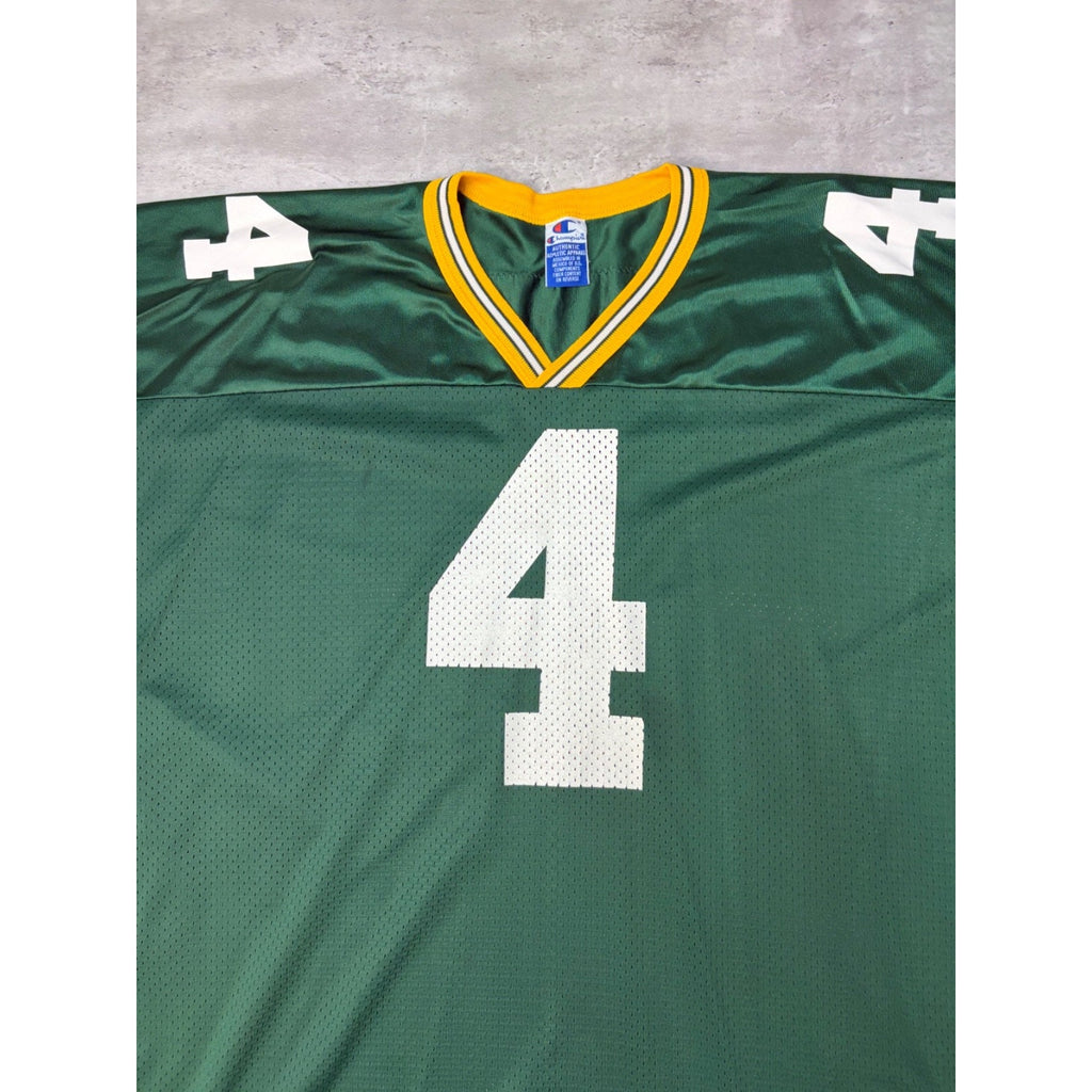 Vintage Brett Favre #4 Green Bay Packers NFL Football Jersey Size XL