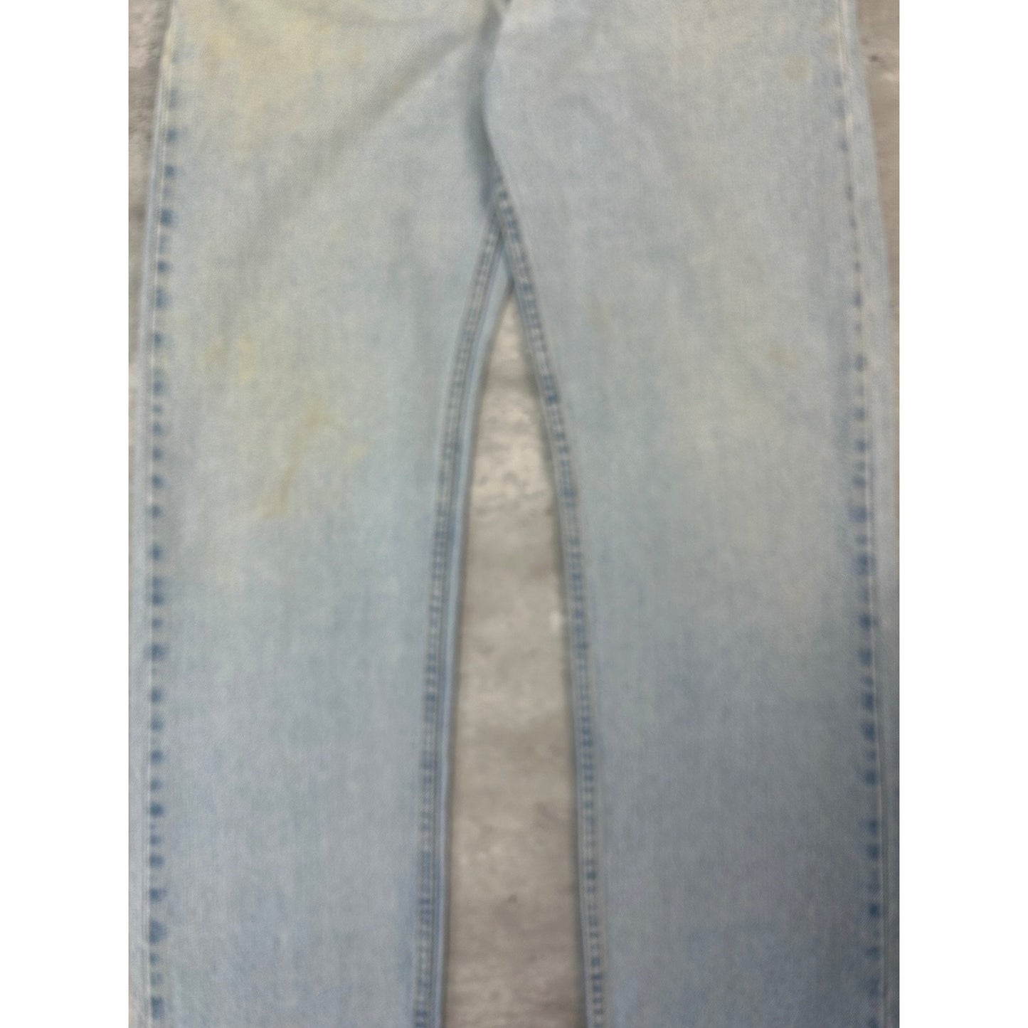 Vintage 90s Levis 505 Straight Leg Red Tab Light Wash Denim Pants Size 31