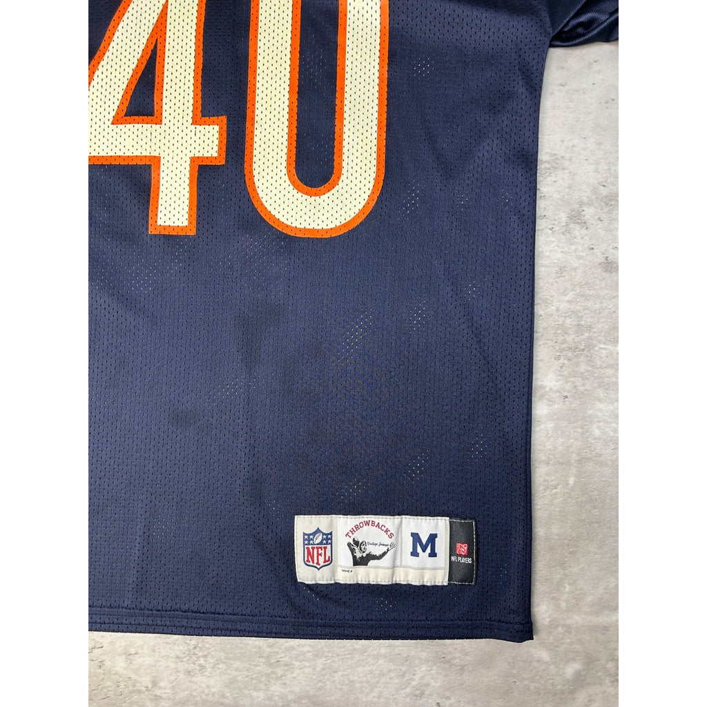 Vintage Gale Sayers #40 Chicago Bears NFL Reebok Football Jersey Size Medium