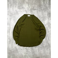 Vintage Green Thermal Long Sleeve T-Shirt Size Large