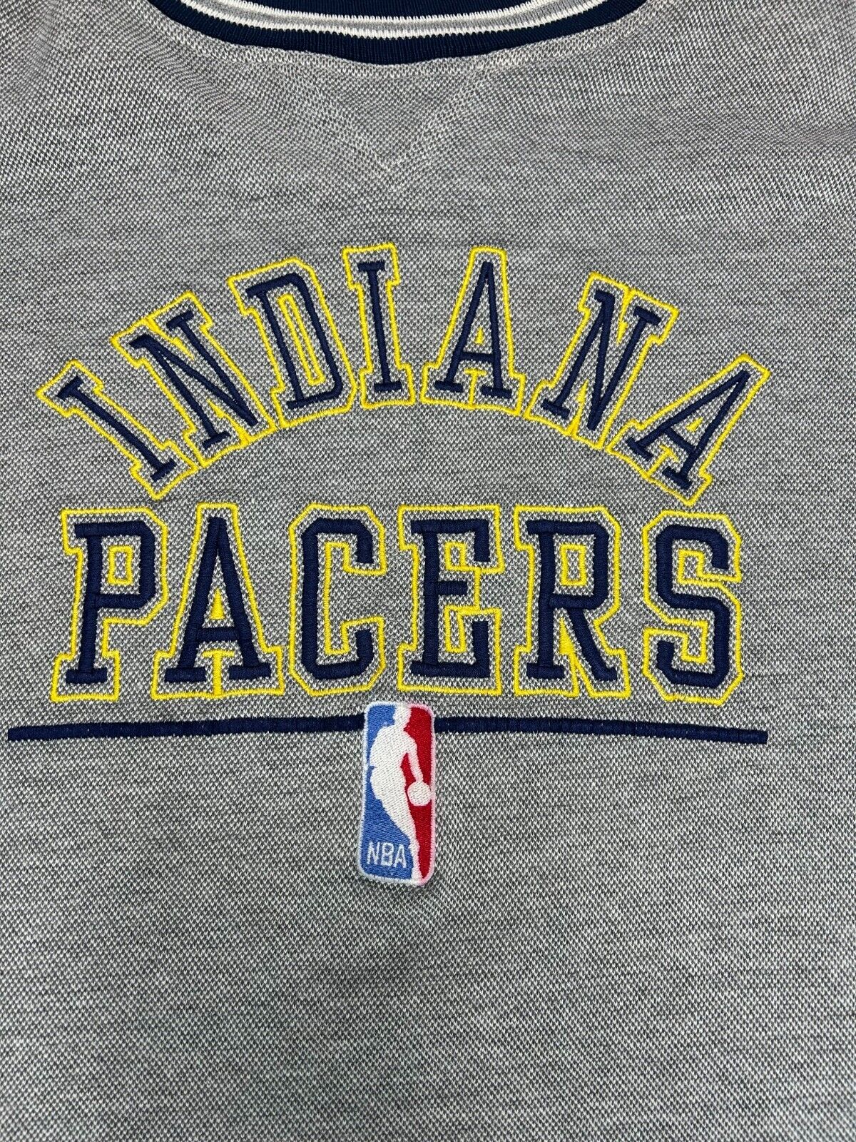 Vintage Indiana Pacers NBA Embroidered Spellout Crewneck Sweatshirt Size XL