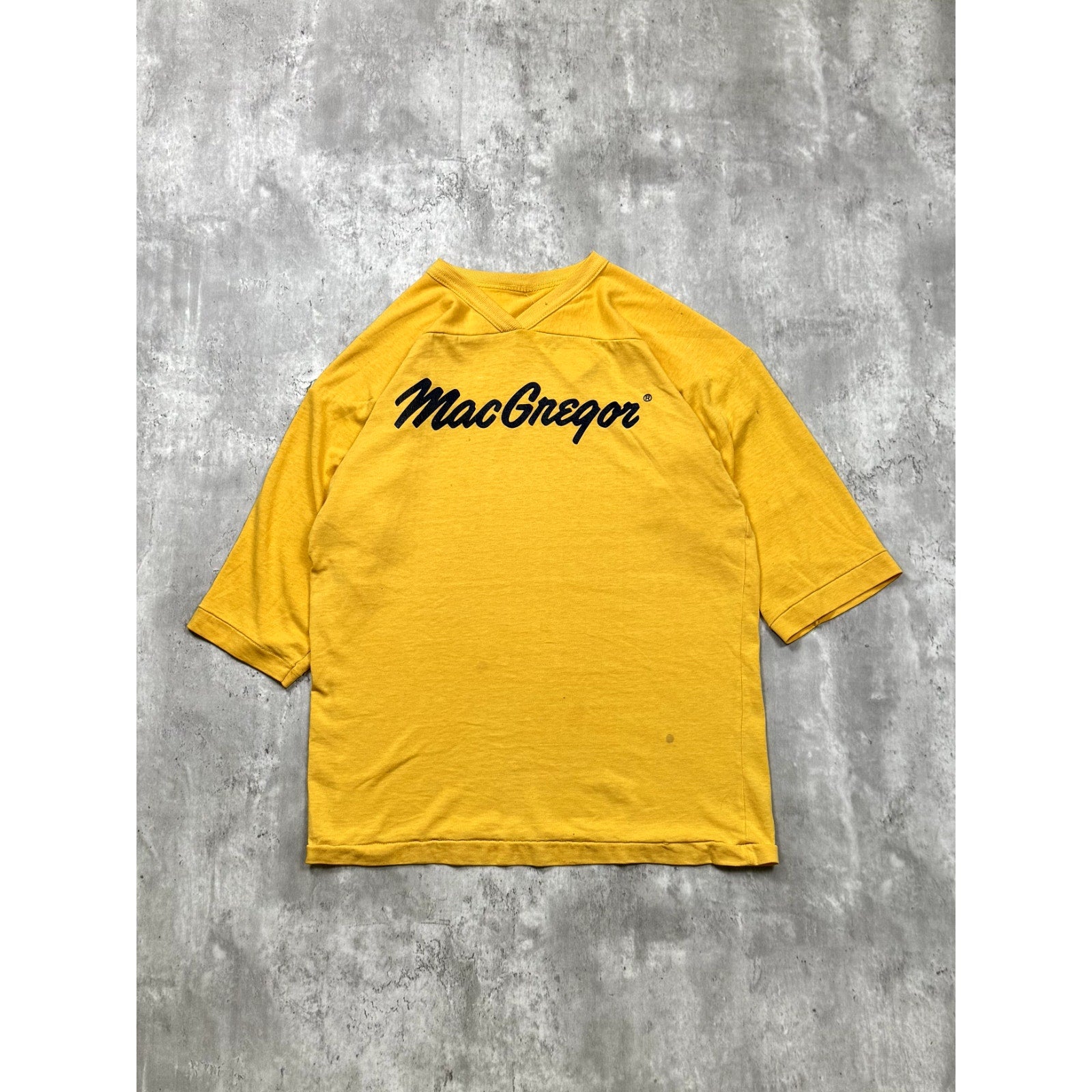Vintage 70s/80s MacGregor Script Spellout Football Jersey Size Medium