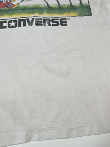 Vintage 1994 Converse Boston Marathon Running Graphic T-Shirt Size XL 90s