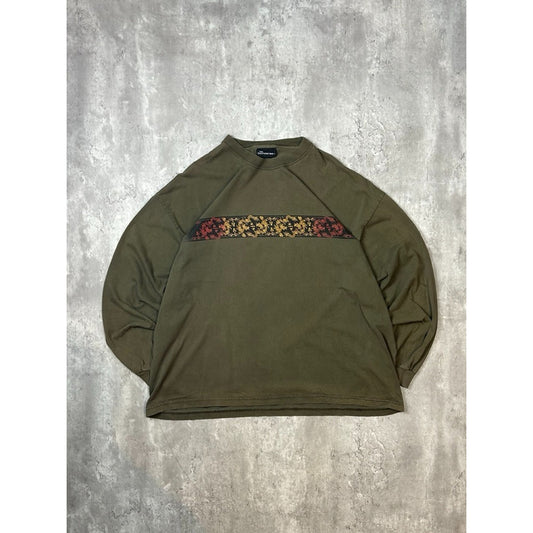 Vintage Y2K No Boundaries Dragon Print Long Sleeve Graphic T-Shirt Size XL