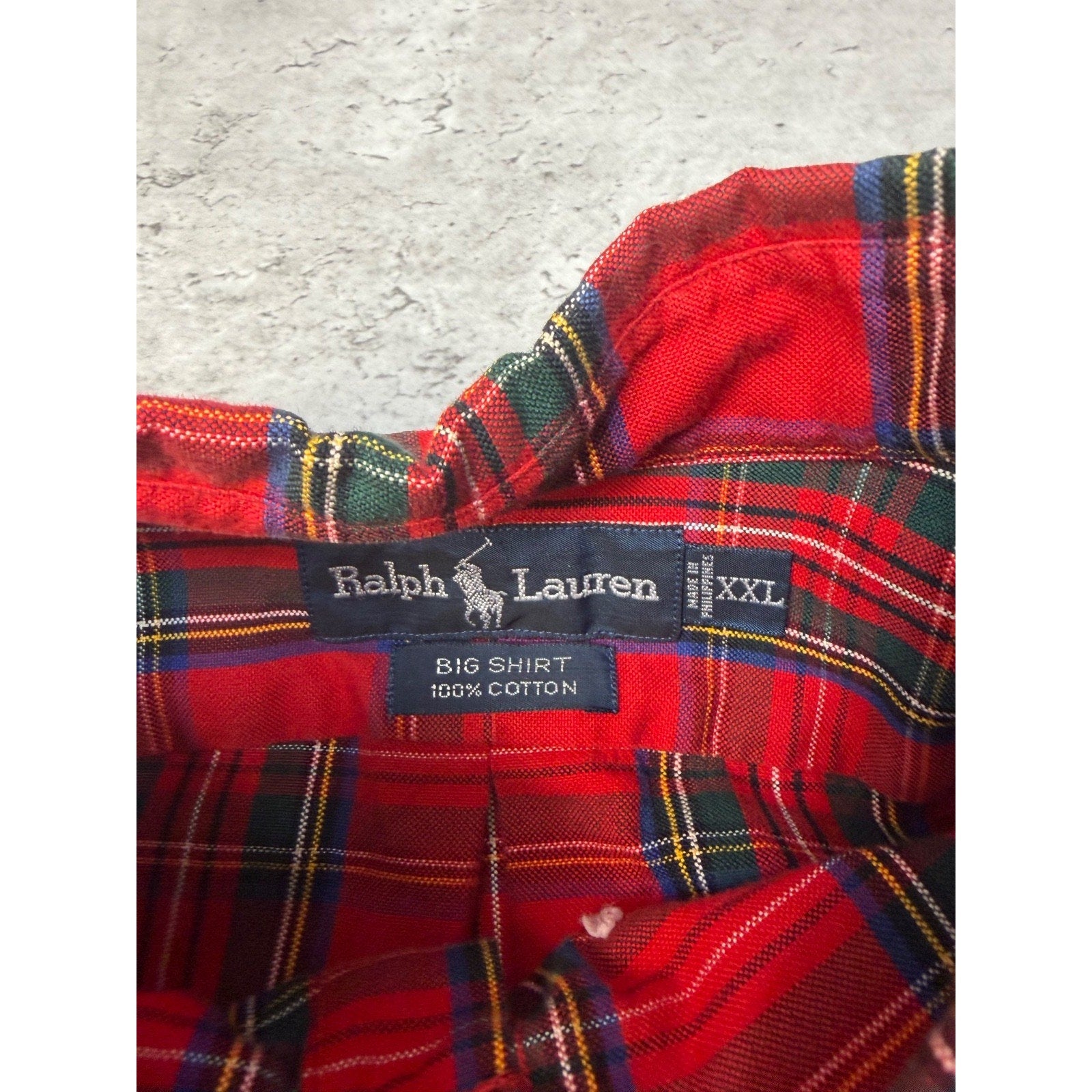 Vintage Polo Ralph Lauren Embroidered Pony Cropped Button Up Shirt Size 2XL