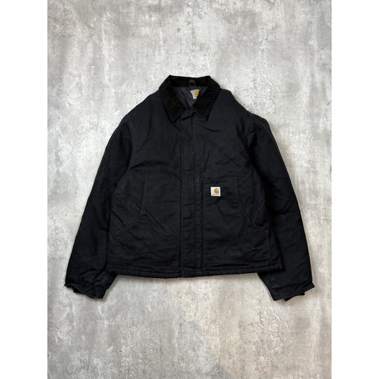 Vintage Carhartt Quilted Lined Canvas Workwear Cropped Arctic Jacket Size Large