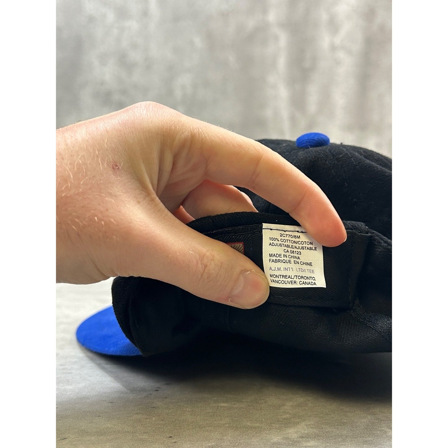 Vintage 90s Lipton Brisk Embroidered Spellout Strapback Hat OSFA