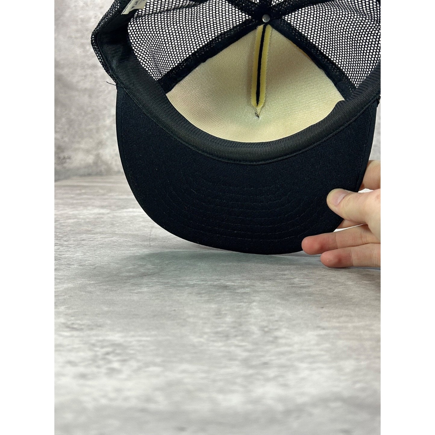 Vintage 80s What You Dont See IS Better Yet Slogan Trucker Snapback Hat OSFA