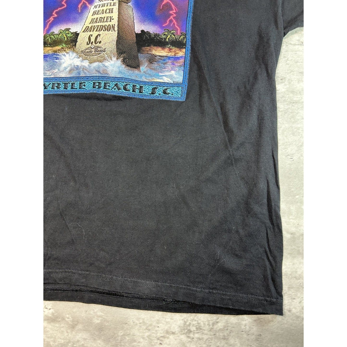 Vintage 1999 Harley Davidson Myrtle Beach Gargoyle Graphic T-Shirt Size XL