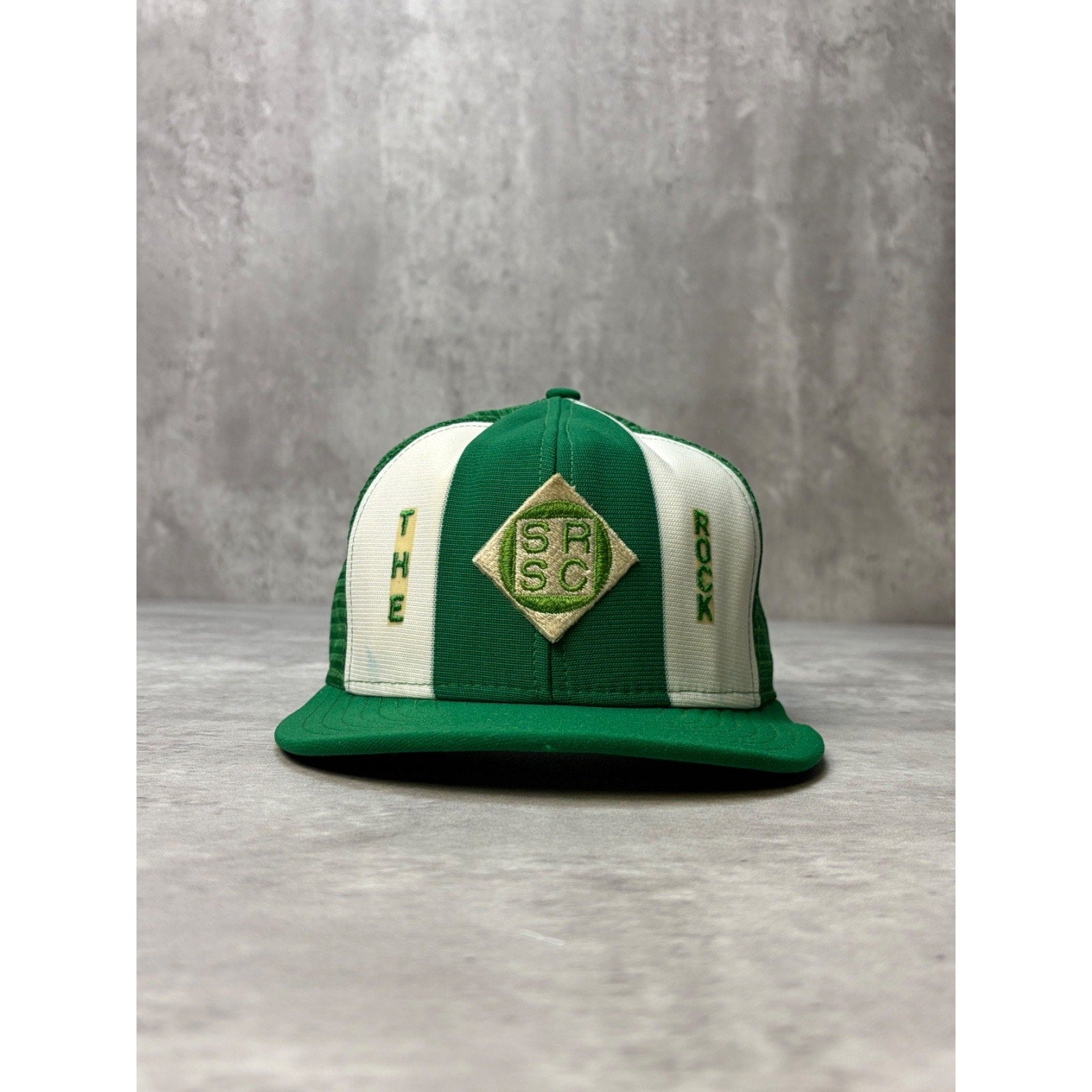 Vintage SRSC The Rock Two Tone Trucker Snapback Hat OSFA
