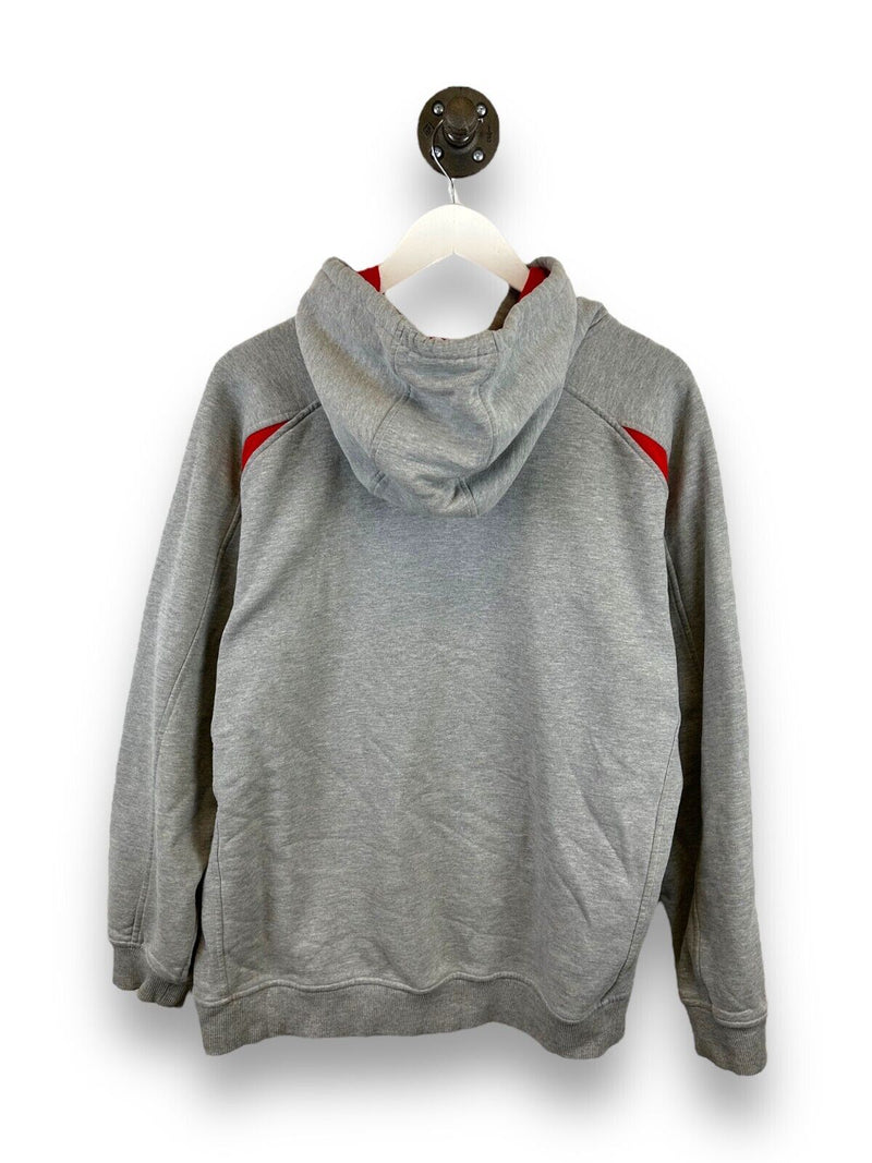 Vintage Y2K Nike Ohio State Buckeyes Middle Swoosh Hooded Sweatshirt Size Medium