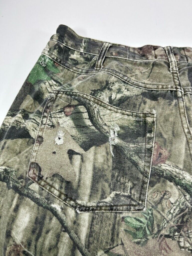 Vintage Mossy Oak Breakup Infinity Tree Camo Double Knee Hunting Pants Size 36