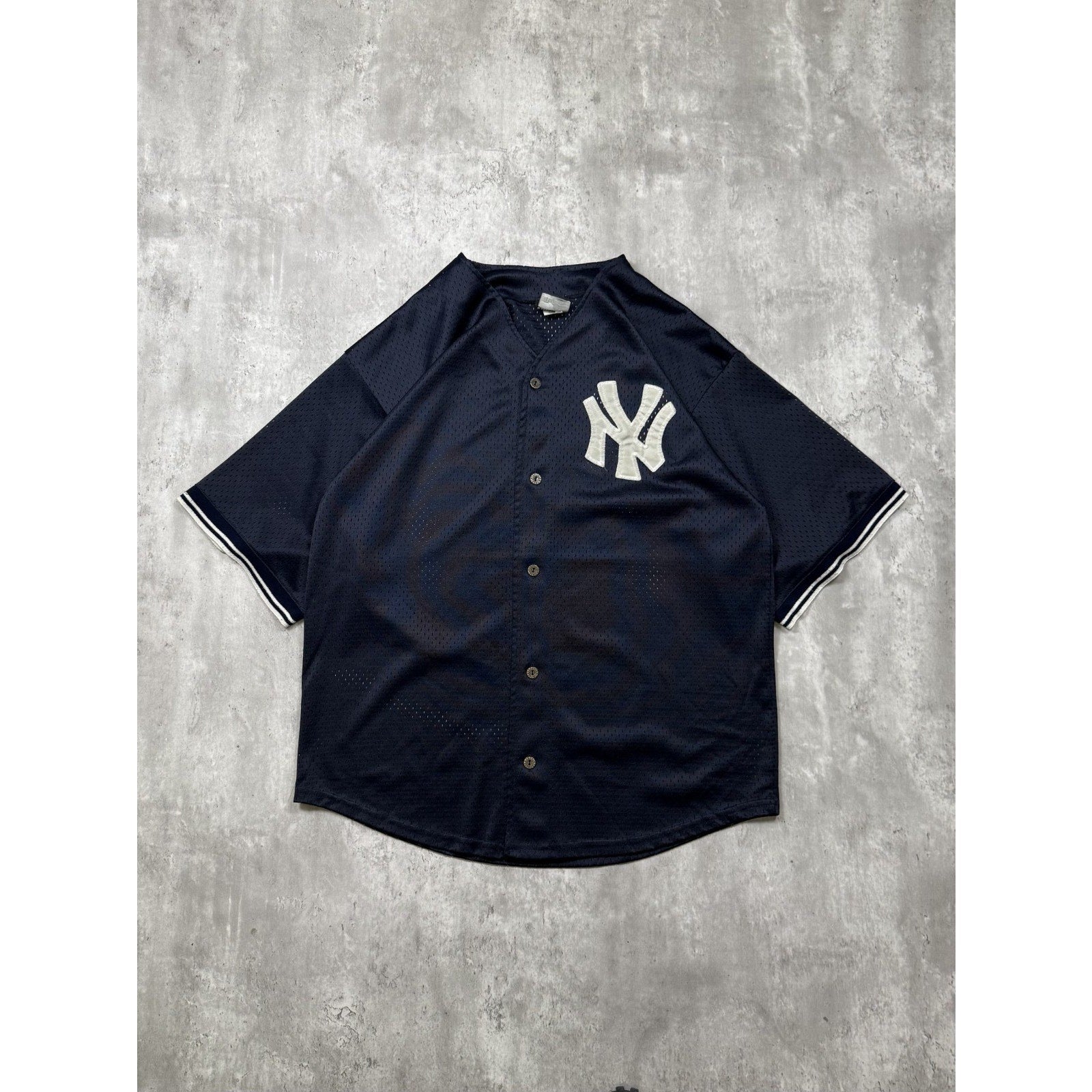 Vintage New York Yankees Stitched Baseball Jersey Size Large