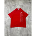 Vintage 90s Detroit Red Wings NHL Big Spellout Red Hockey T-Shirt Size Large