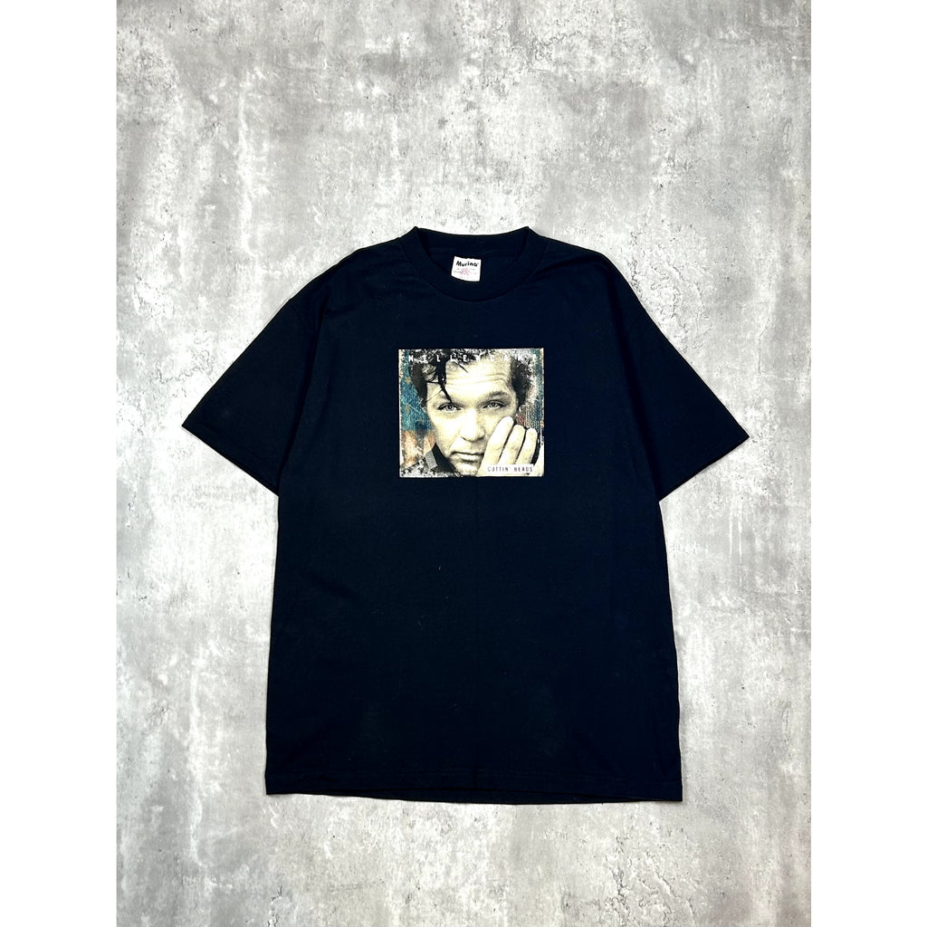 Vintage 2001 John Mellencamp Cuttin Heads Rock Music Tour T-Shirt Size Large
