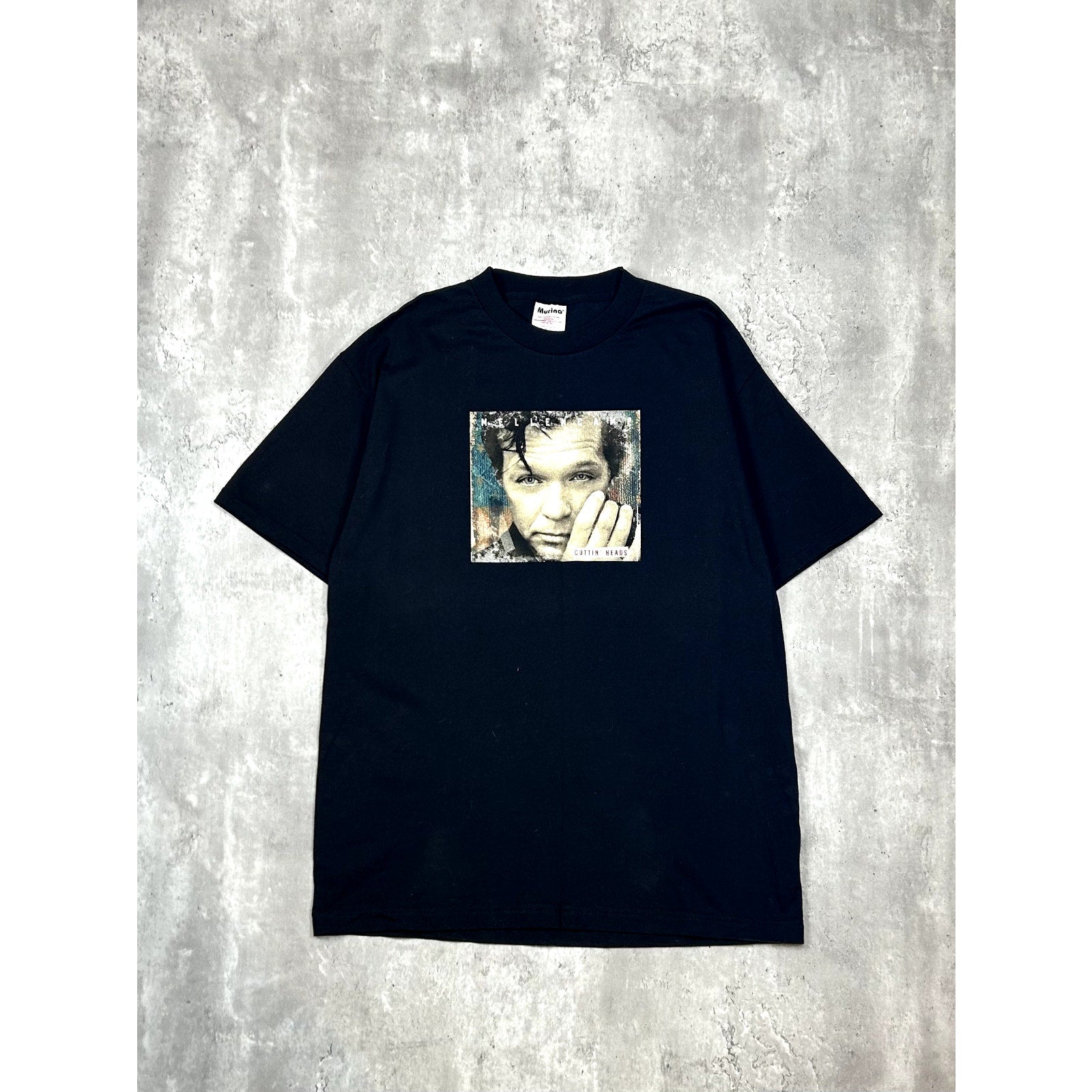 Vintage 2001 John Mellencamp Cuttin Heads Rock Music Tour T-Shirt Size Large