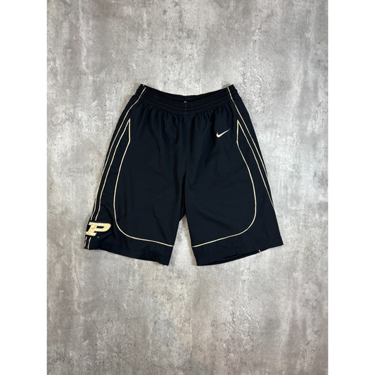 Vintage Purdue Boilermakers NCAA Nike Embroidered Swoosh Shorts Size Small