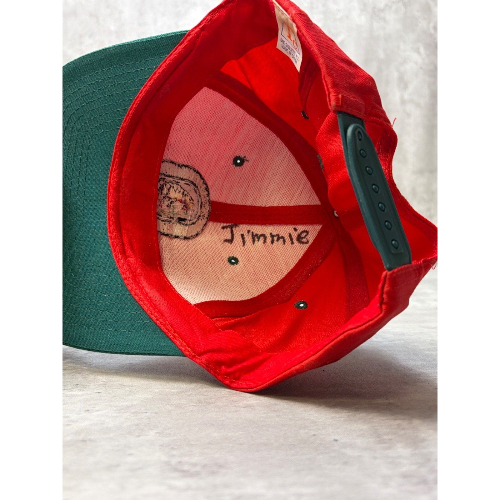 Vintage Woodchuck Draft Cider Beer Promo Embroidered Snapback Hat OSFA
