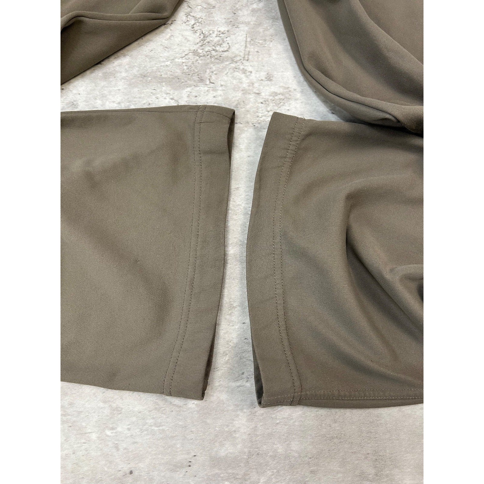 Vintage 2000s Womens Nike Embroidered Swoosh Logo Sweat Pants Size 35 Beige