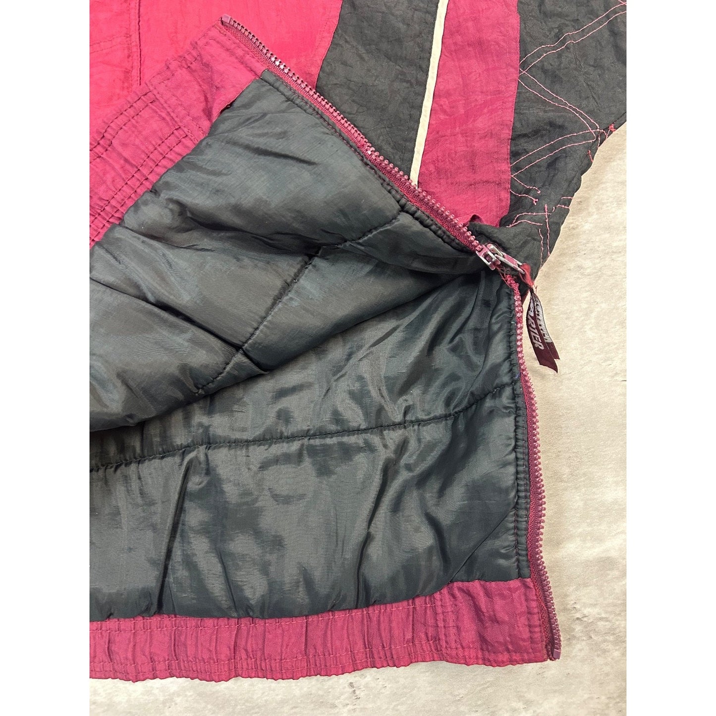 Vintage 90s Minnesota Gophers NCAA Insulated 1/2 Zip Starter Jacket Size Large