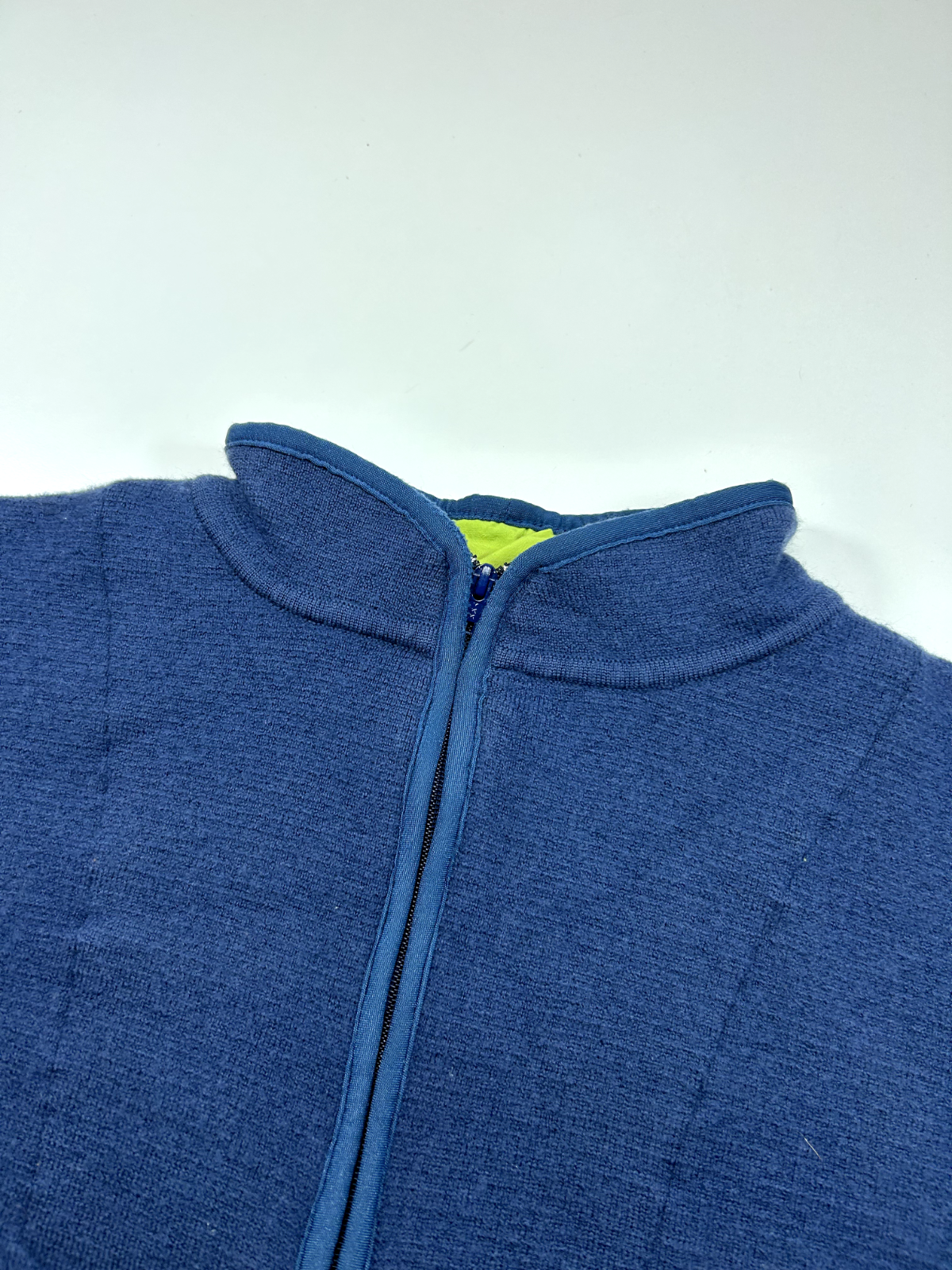 Vintage 90s Patagonia 1/4 Zip Wool Pullover Sweatshirt Size Large Blue