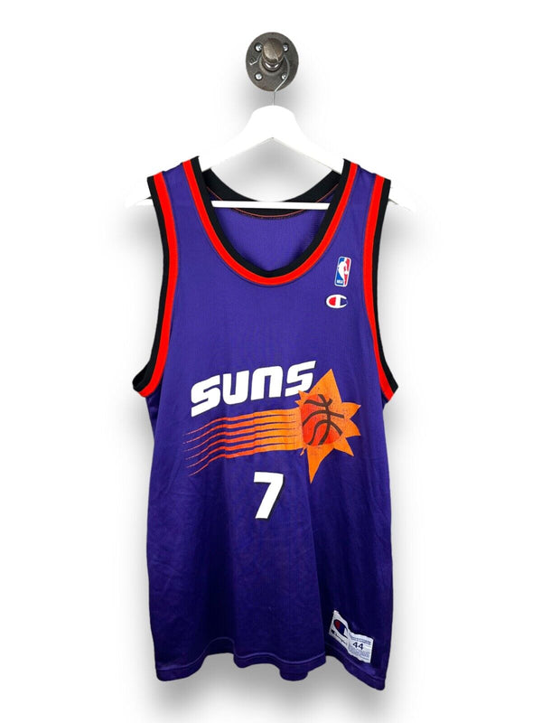 Vintage 90s Kevin Johnson #7 Phoenix Suns NBA Champion Basketball Jersey Size 44