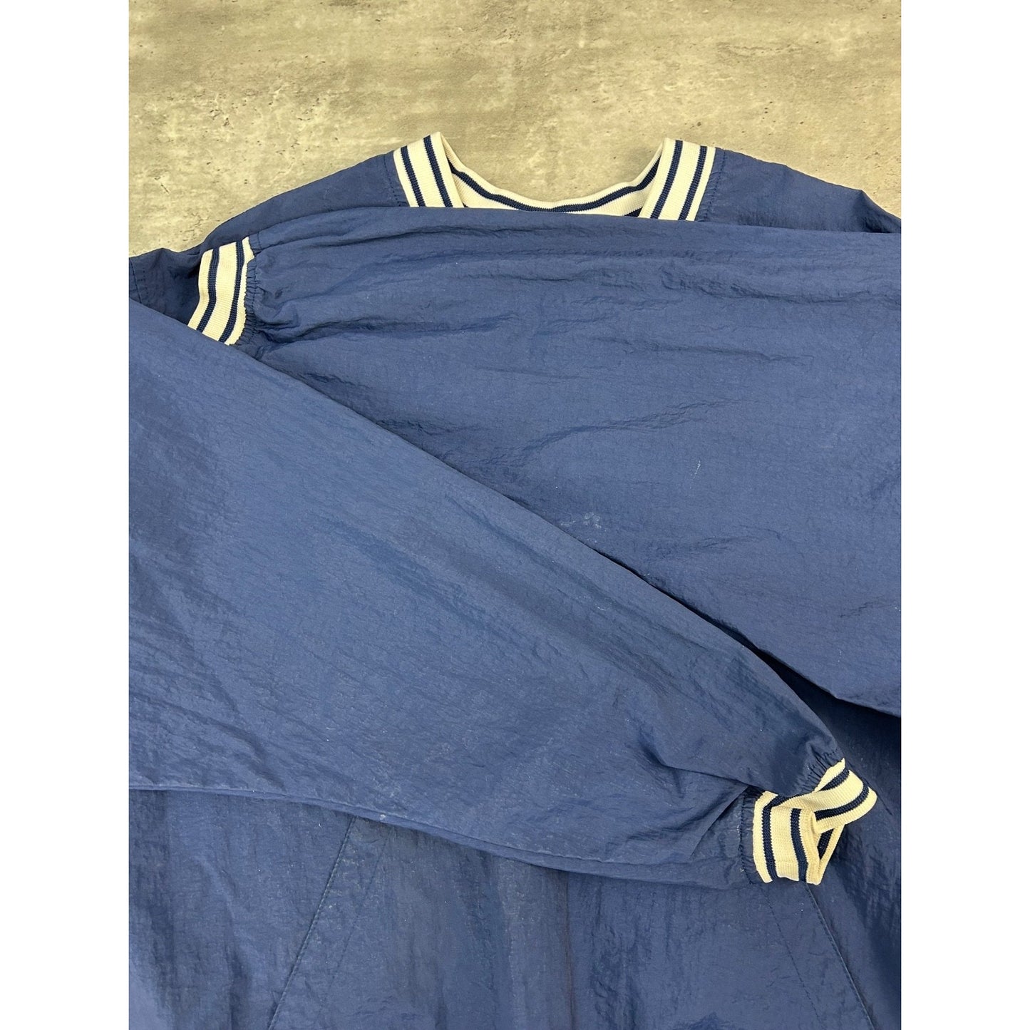 Vintage 90s Nike Embroidered Swoosh Nylon Pullover Windbreaker Jacket Size XL