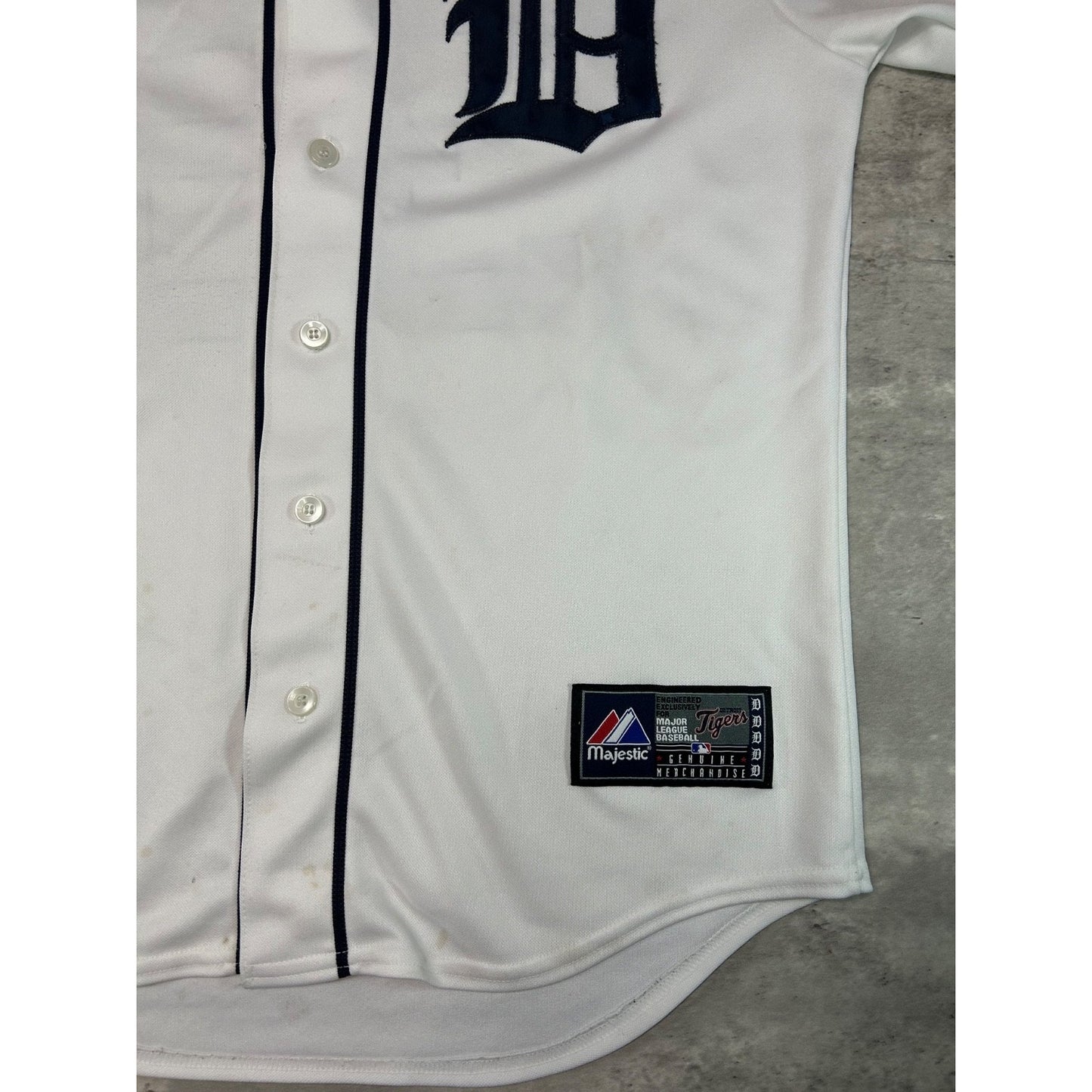 Vintage Justin Verlander #35 Detroit Tigers MLB Majestic Baseball Jersey Large