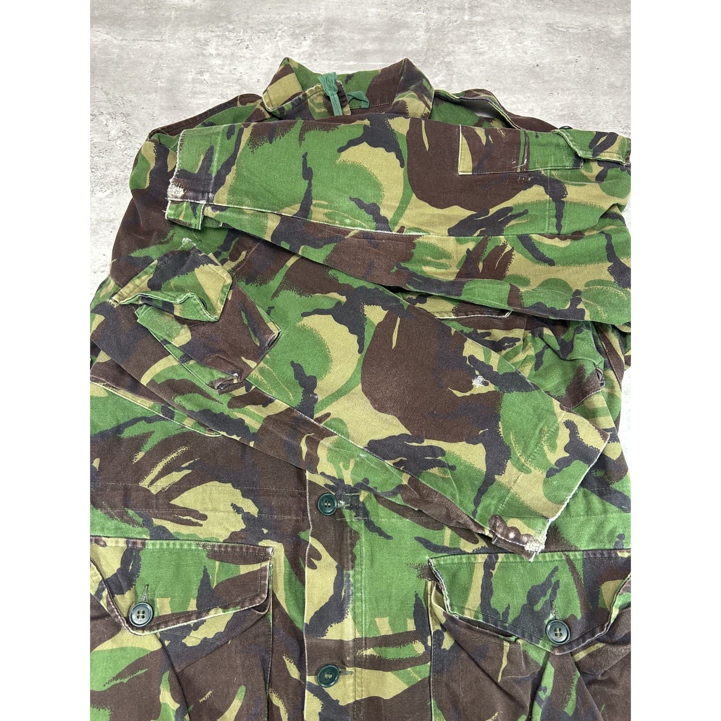 Vintage 80s/90s British Military DPM Lizard Camo Smock Jacket Size Large