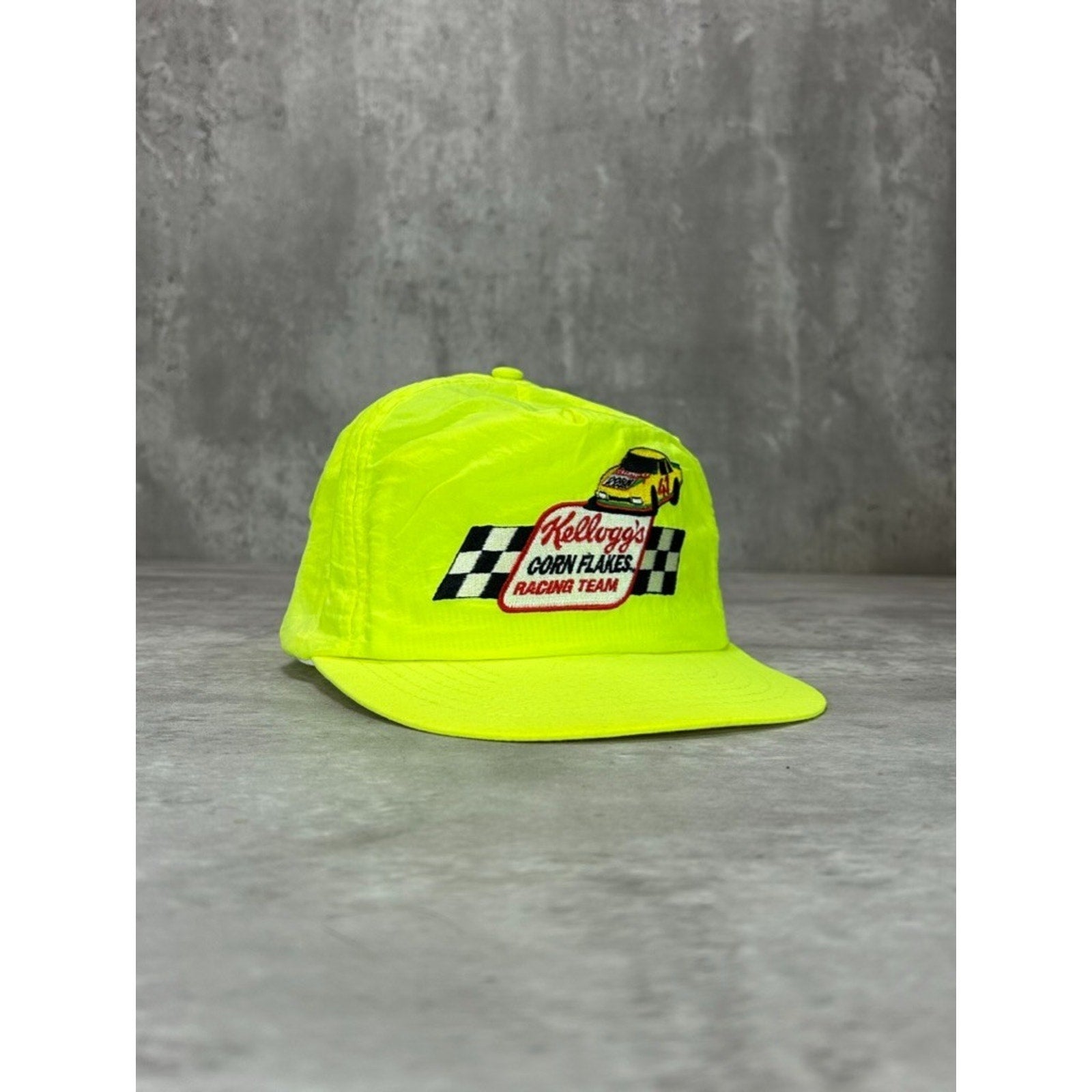 Vintage 1984 Kelloggs Corn Flakes Racing Team Nascar Snapback Hat OSFA