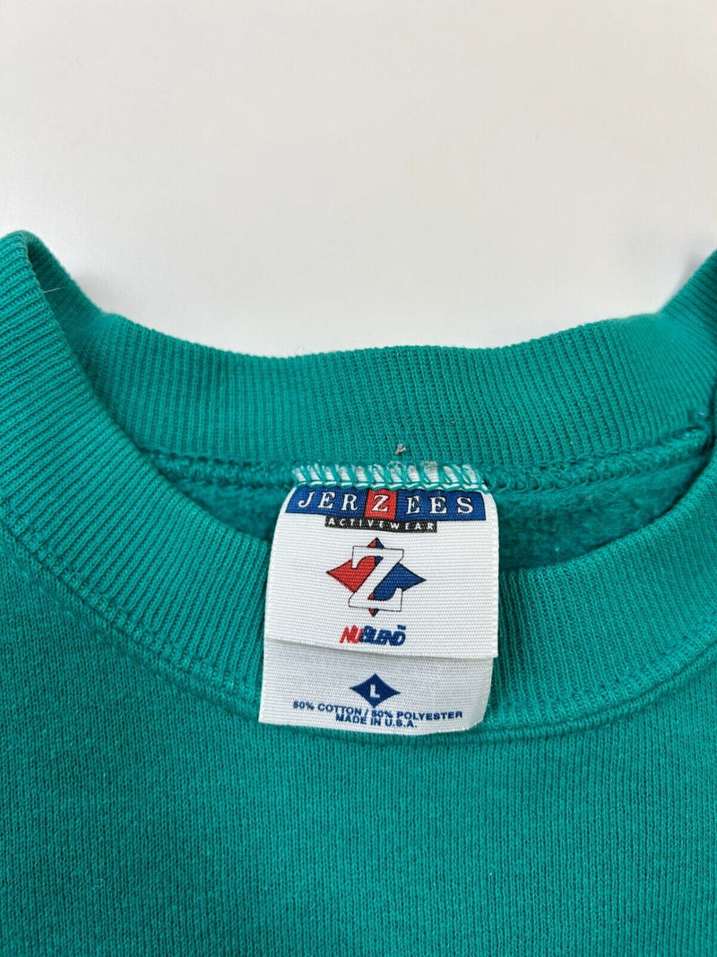 Vintage 90s Iowa State Center Rose Capital Graphic Sweatshirt Size Large
