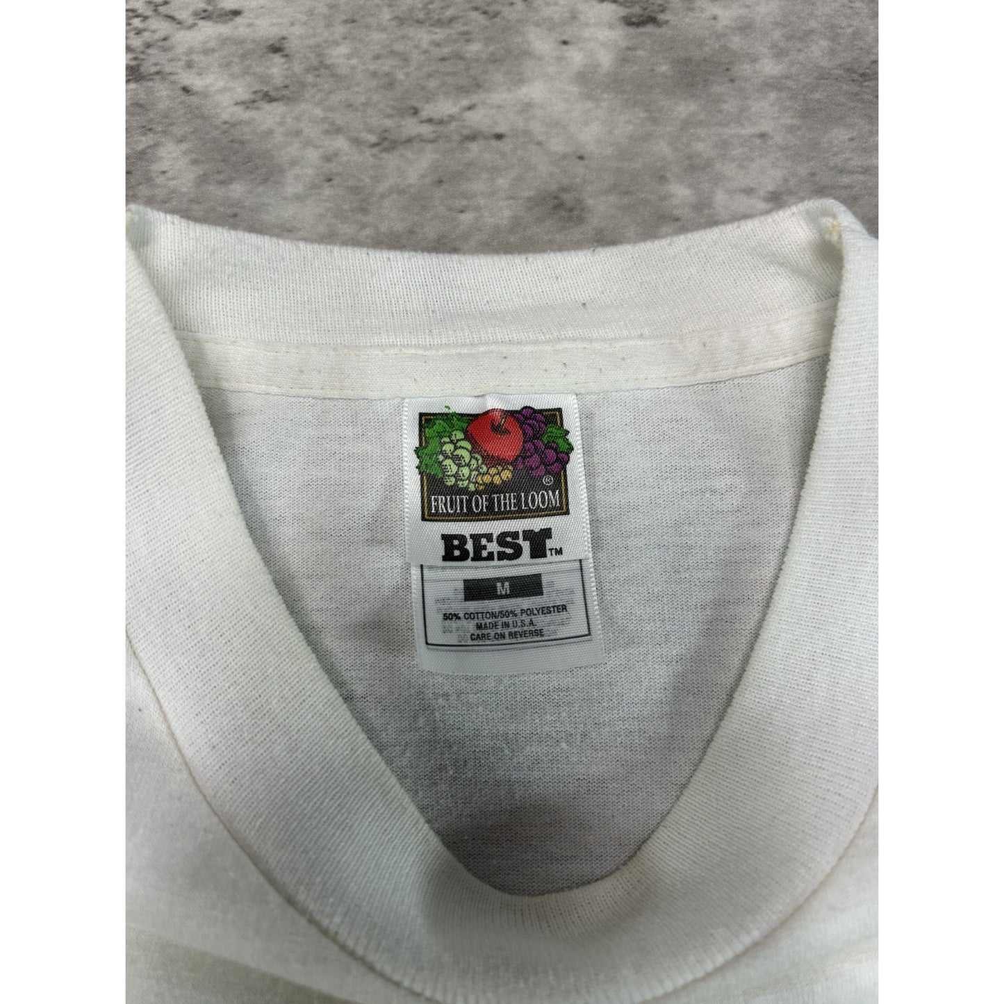 Vintage 1997 Observe The Past, Survive The Future Wolf Graphic T-Shirt Sz Medium