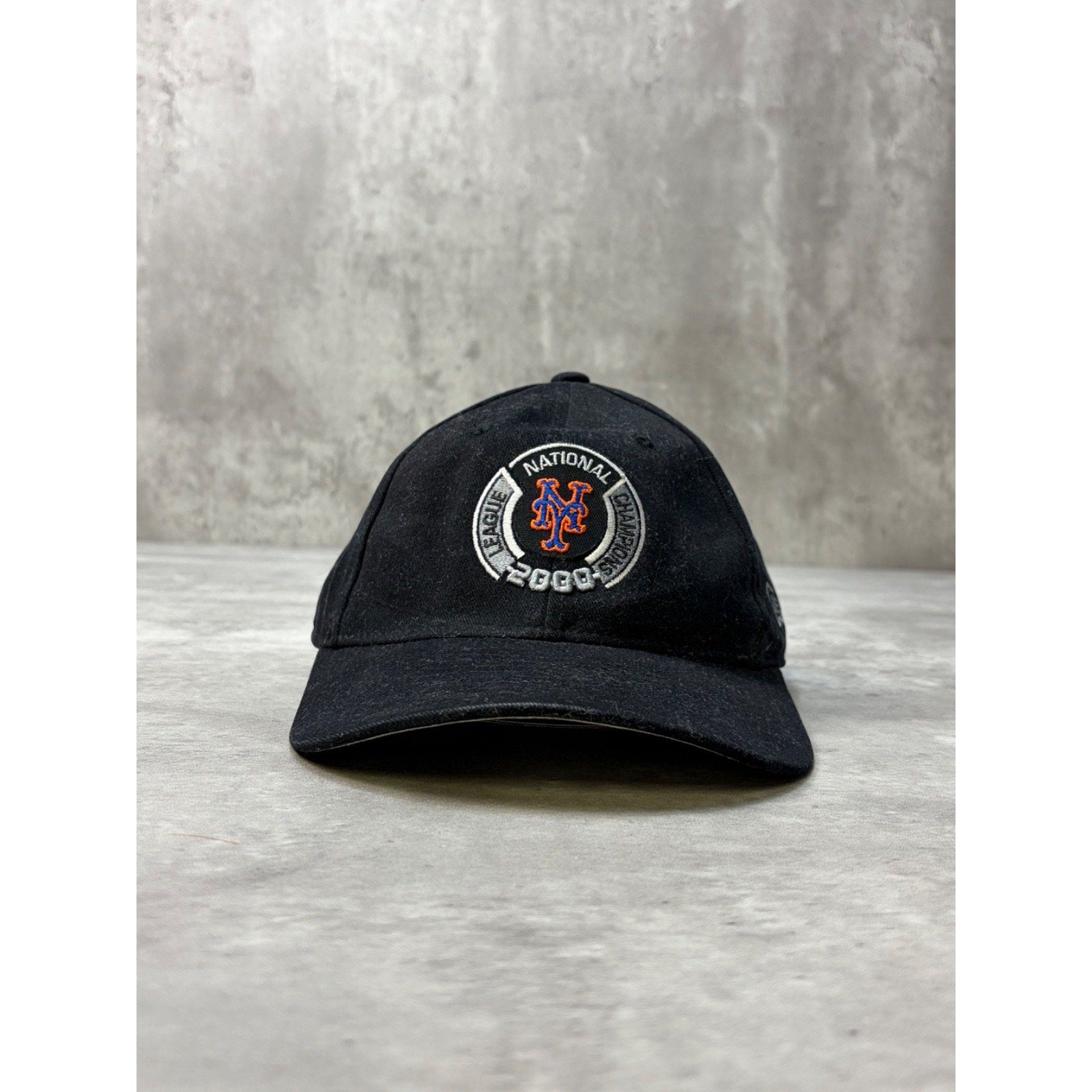 Vintage 2000 New York Mets MLB National League Champs Strapback Hat OSFA