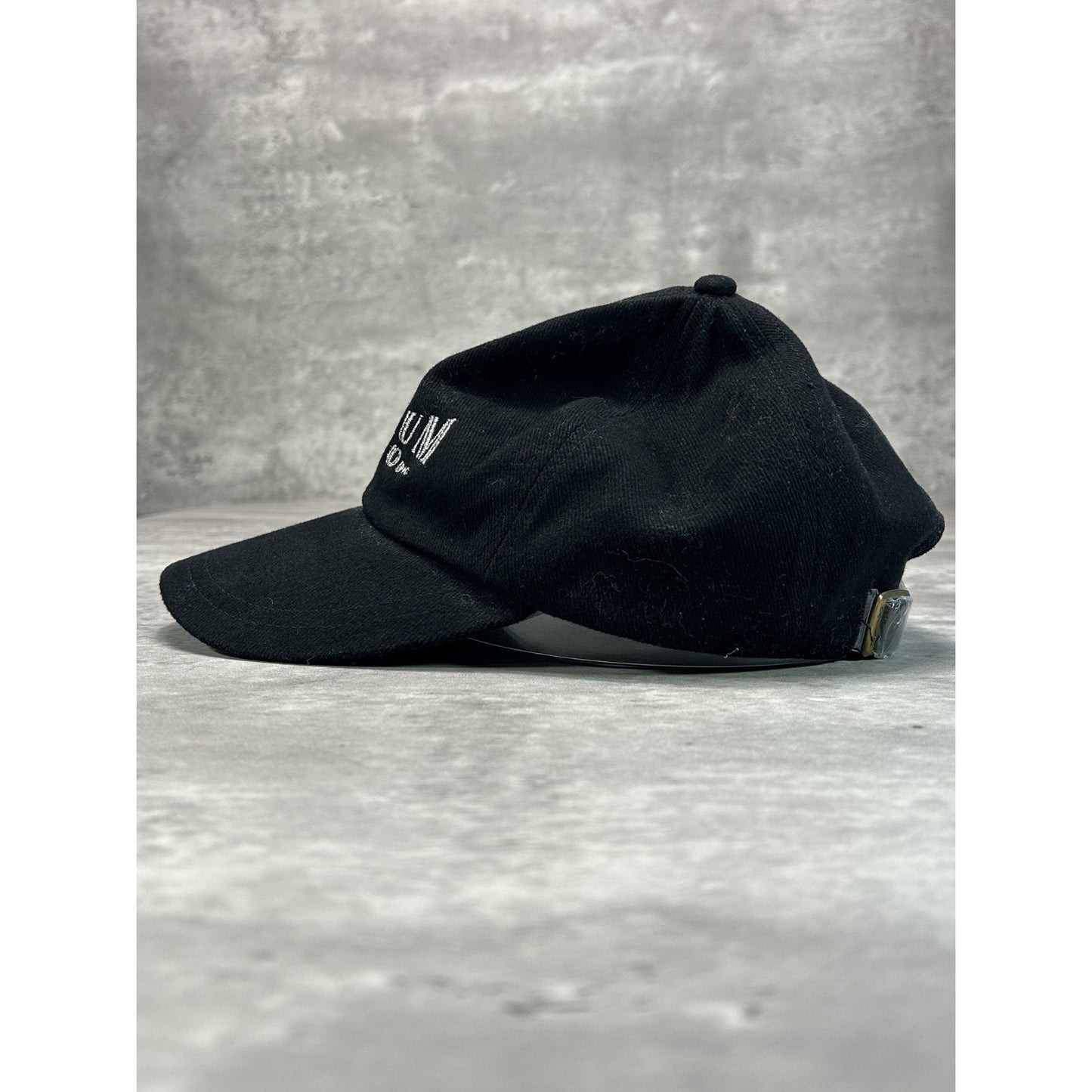 Vintage 90s Maximum Video Embroidered Spellout Strapback Hat OSFA Black