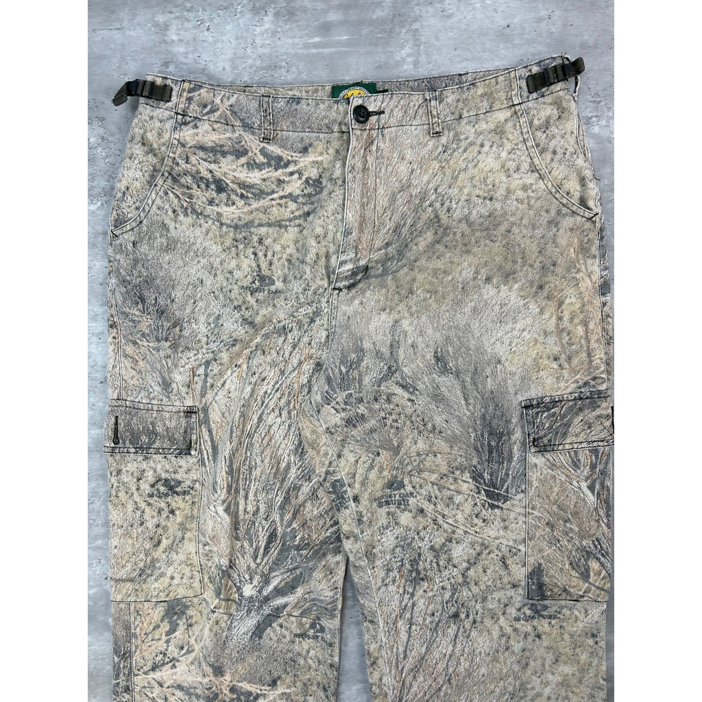 Vintage Mossy Oak Tree Camo Hunting Camo Cargo Pants Size 37