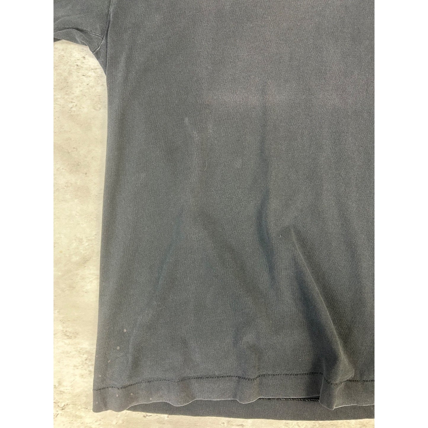 Vintage Y2K No Fear Who Said Sunday... Graphic Slogan T-Shirt Size Large Black