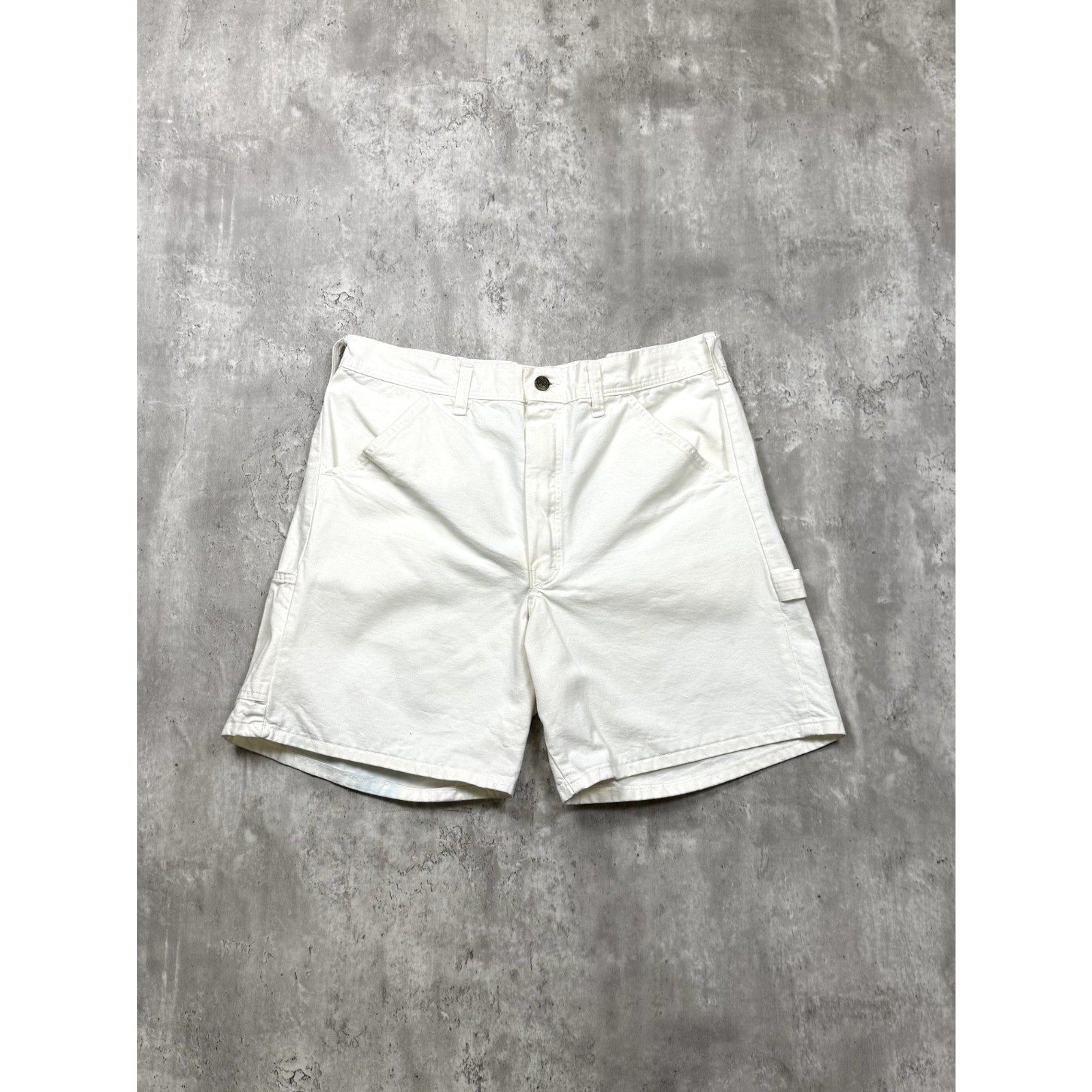 Vintage 90s Stan Ray Canvas Workwear Carpenter Shorts Size 34