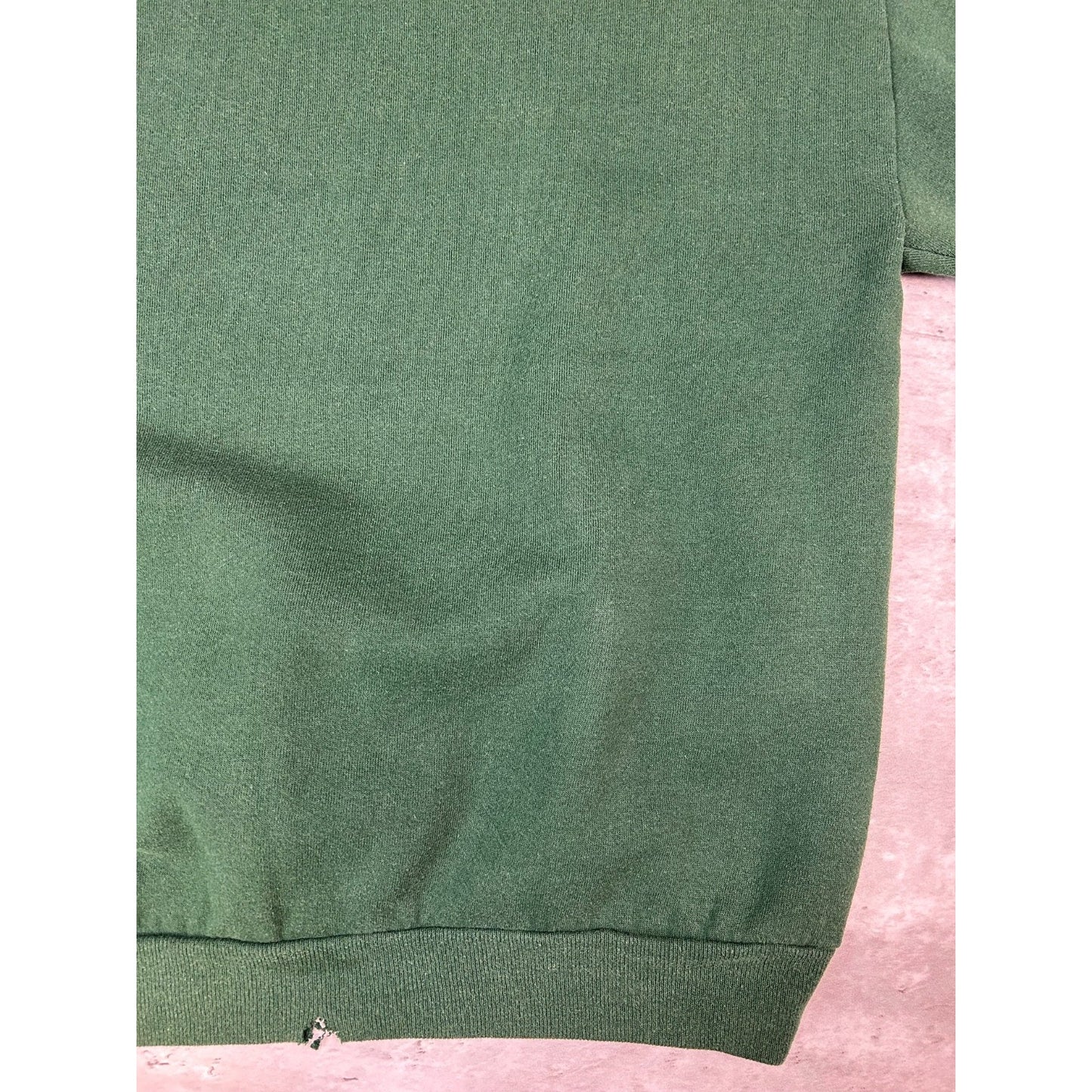 Vintage 90s Arctic Wildlands Deer Nature Graphic Sweatshirt Size XL Green