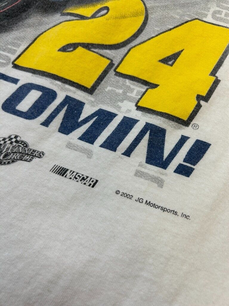 Vintage 2002 Jeff Gordon #24 Dupont Racing Keep It Comin Nascar T-Shirt Size 4XL