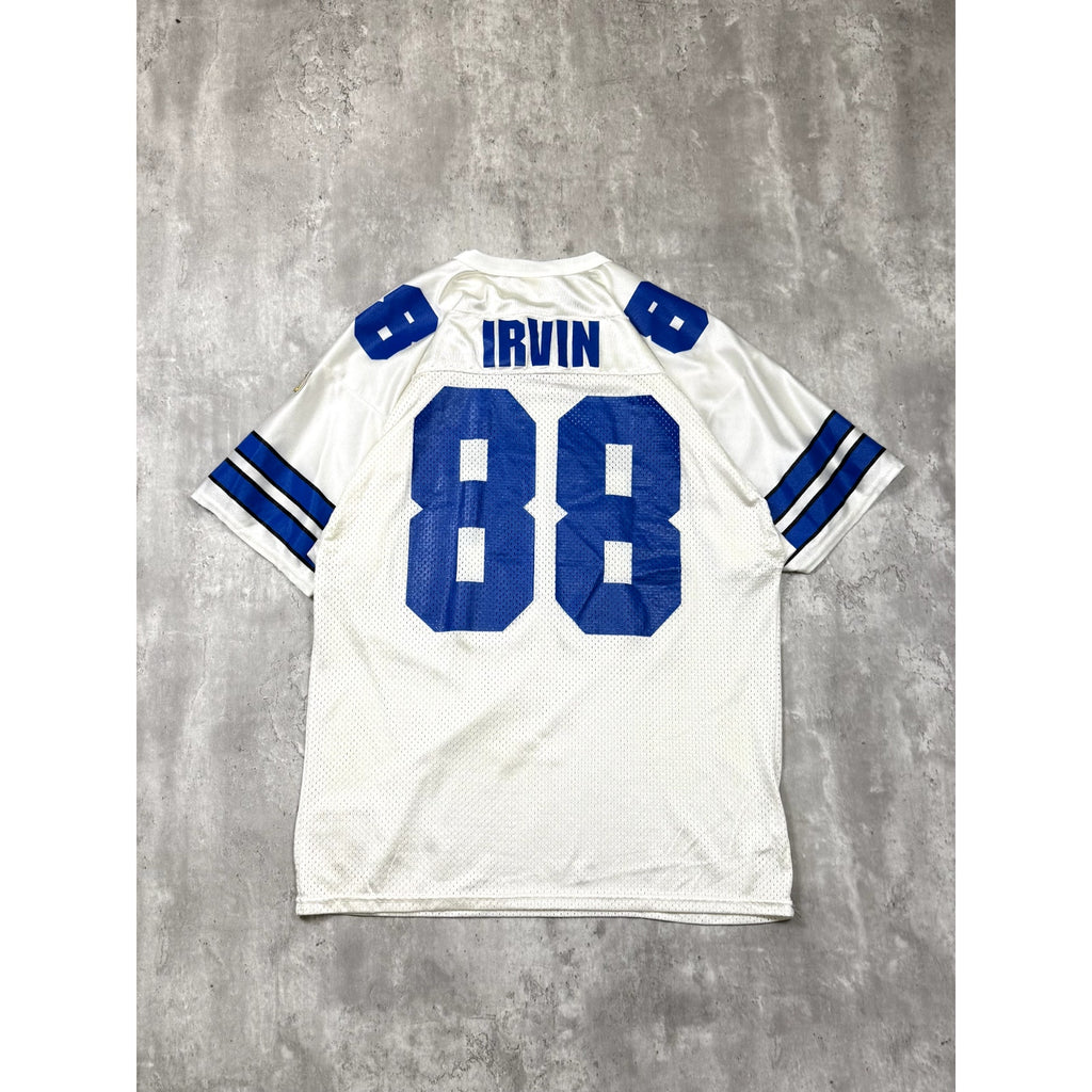 Vintage 90s Michael Irvin #88 Dallas Cowboys NFL Wilson Football Jersey Size XL