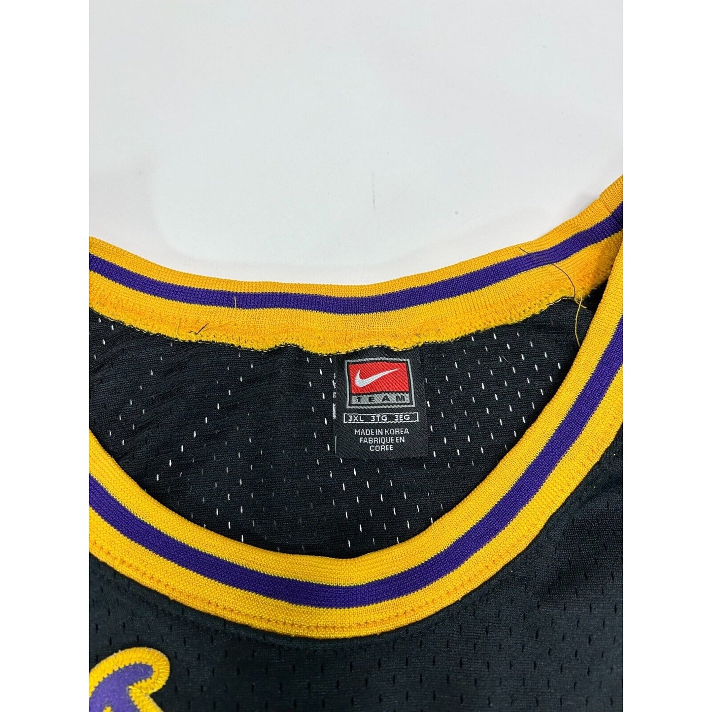 Vintage Kobe Bryant #8 Los Angles Lakers NBA Stitched Swingman Jersey Size 3XL