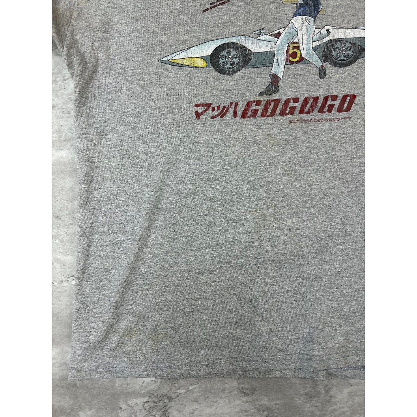 Vintage 2000s Speed Racer Anime TV Show Promo Graphic T-Shirt Size Large