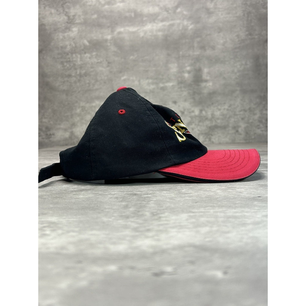 Vintage 90s Ottawa Senators NHL Embroidered Logo Spellout Strapback Hat OSFA